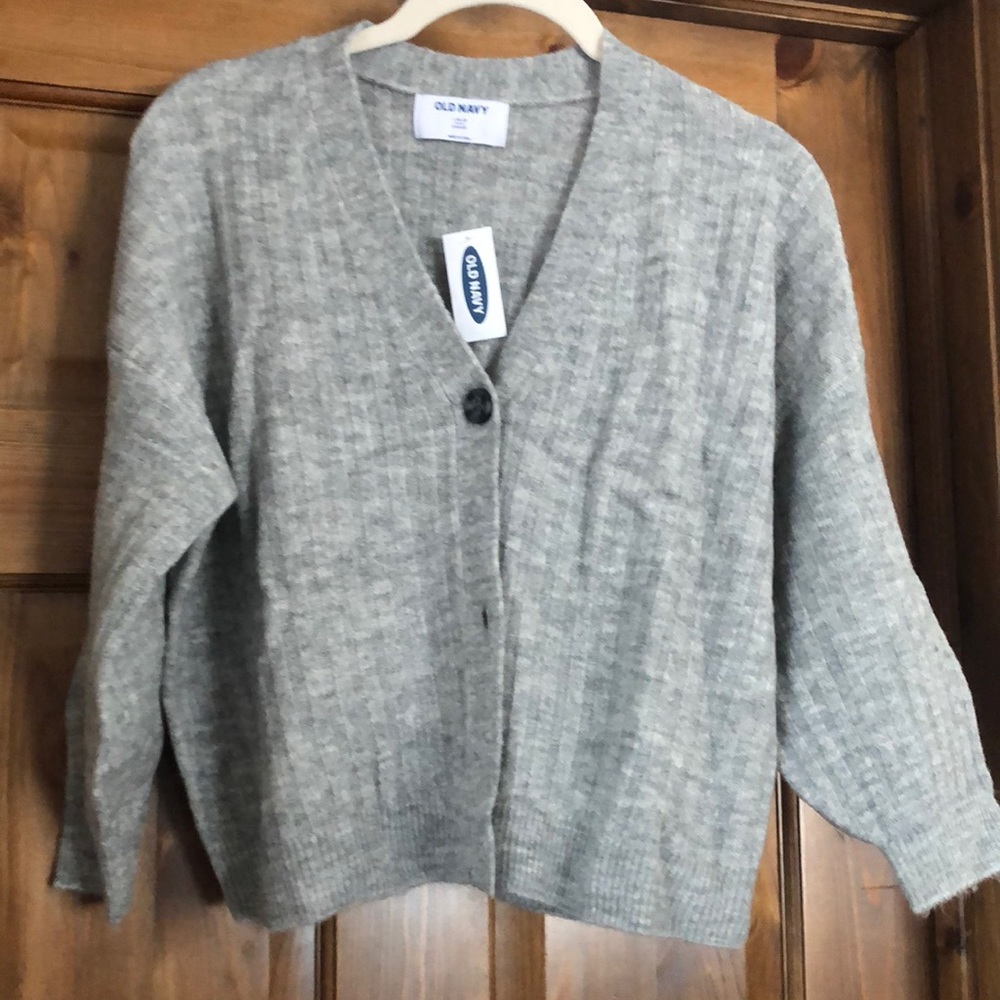 Girls Grey cardigan BNWT